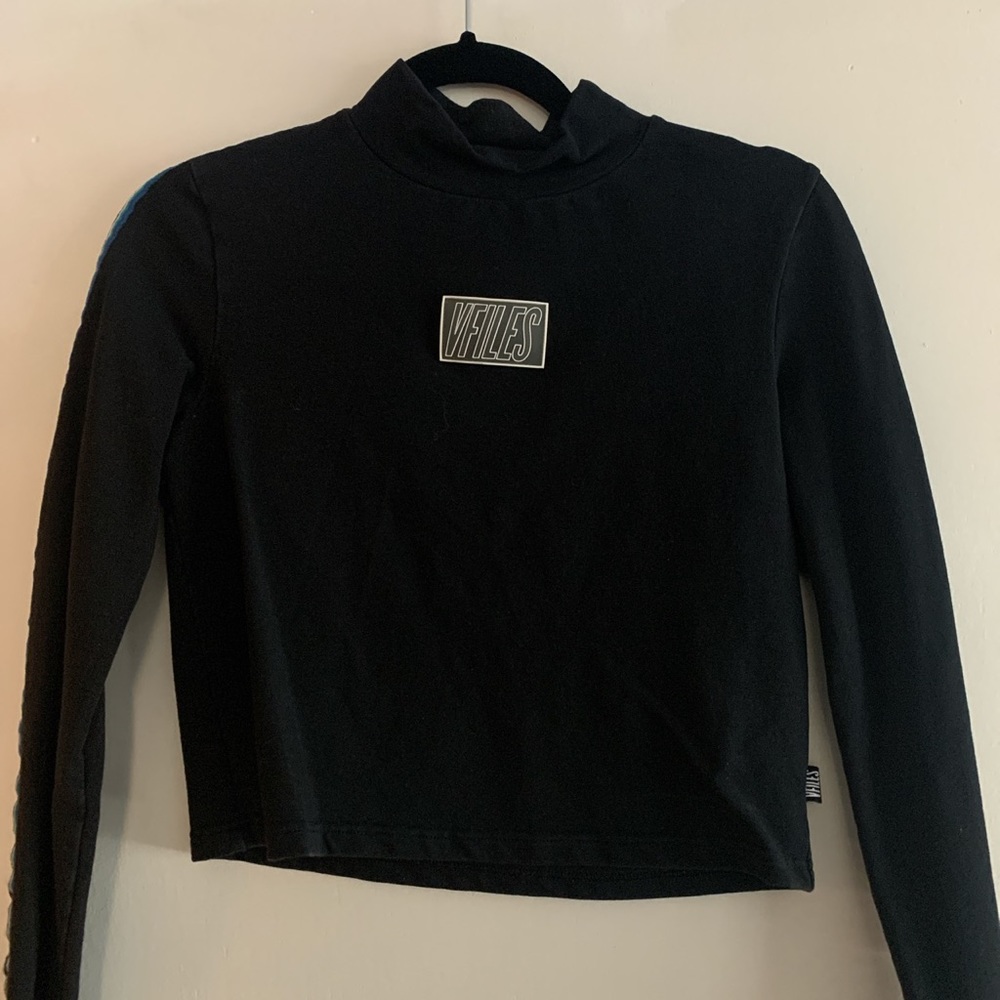💸VFILES Mock Neck Crop Top